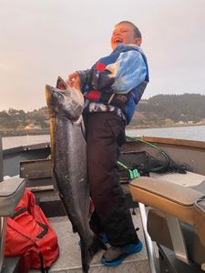 A single angler fishing in Oregon