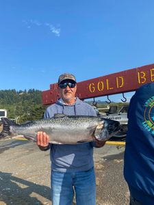 A rainbow trout caught while fishing in OR