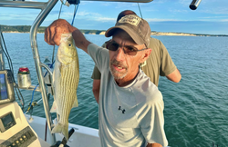 Striped bass caught fishing in TX