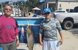 Two people fishing in Florida