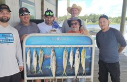 King Mackerel fish being caught on a fishing tour in Panama City