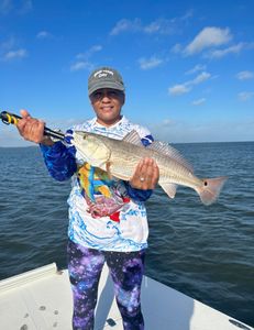 Redfish Hooked on Texas fishing