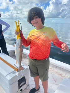 Nice redfish on light tackle today! Deep sea jigging pays off.