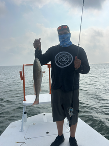 Landed a nice Redfish while drift fishing with light tackle in South Padre Island!