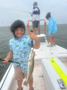 Battling the waves and landing an elusive catch off the Texas coast!