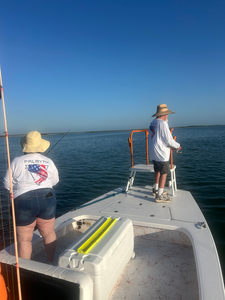 Clear skies and calm waters set the stage for an epic deep sea adventure!