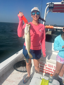 Drifting through cloudy skies for the best deep sea catch at South Padre!