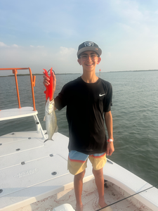 A feisty Spotted Weakfish caught on the deep sea jig!
