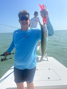 Landed a nice spotted weakfish on a deep sea jigging adventure in South Padre Island!