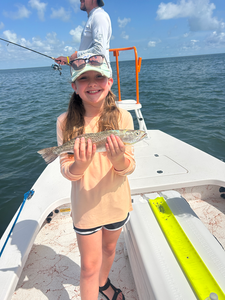 Hooked a tasty Spotted Weakfish off the Texas coast using Deep Sea Jigging tackle!