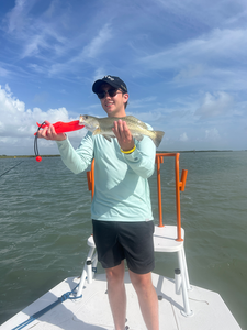 The spotted weakfish put up an epic fight on my light tackle setup!
