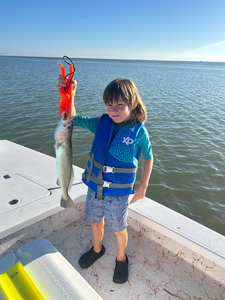 Reeling in the best fishing day with a Spotted Weakfish!