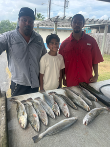 Spotted Weakfish blasted today off South Padre Island!