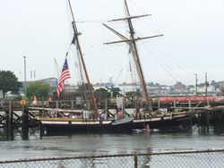 Tall ships in Portsmouth Harbor a  yearly event
