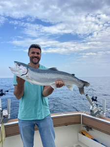Bull Trout, 31-inch fishing catch in Muskegon
