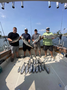 5 rainbow trout caught while fishing in MI