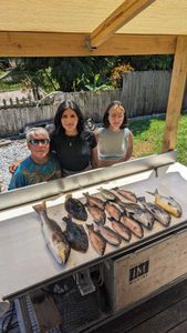 3 people fishing with 2 fish in FL
