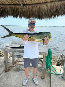 Lone angler fishing in Little Torch Key