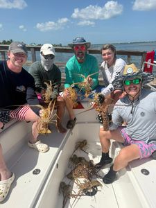 Five people fishing in Little Torch Key