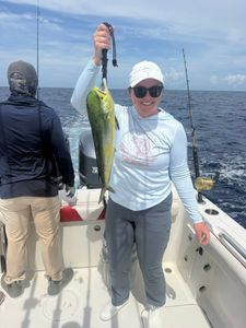 Mahi mahi catch on fishing boat in Little Torch Key FL waters