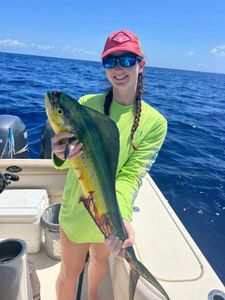 Fisherman catching one fish at Little Torch Key