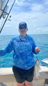 One fisherman enjoying the picturesque scenery of Little Torch Key while fishing