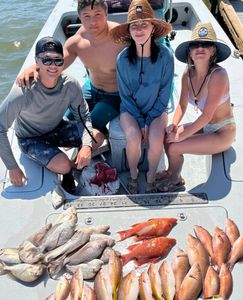 Four people enjoying water sports in Sarasota