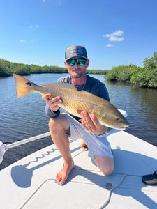 One redfish caught in FL while fishing or water sports