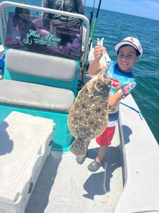 Summer flounder caught while fishing in Florida