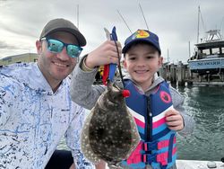 Proud Flounder—kid’s moment!
