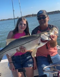 Massive Snook—family power!