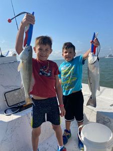 Two huge redfish caught in Port Canaveral