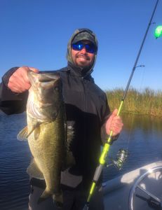 Angler with a big fish in Fellsmere