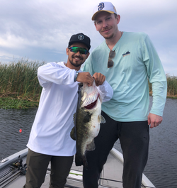 "Caught a big one out on the water!"