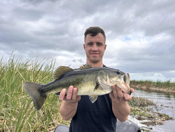 Largemouth bass caught in Fellsmere