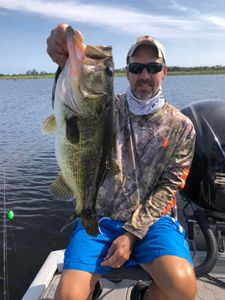 Person fishing with rod in Florida