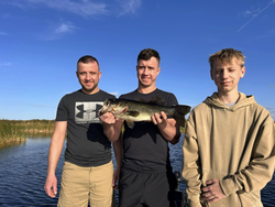Smallmouth bass caught while fishing in FL