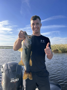 A single fisherman casts a line in FL