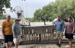 Anglers fishing at Whitney location