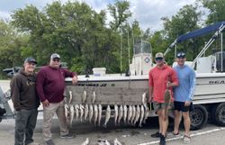 4 people fishing in Whitney