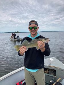 4 people fishing in Nestor Falls