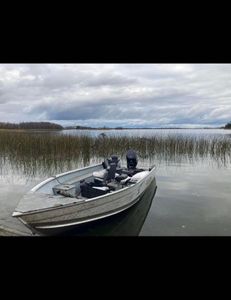 Scenic landscape with water and trees in ON, Canada