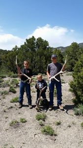 Three hunters in Nevada pursuing their prey