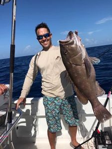 Fisherman with big 29-inch catch in Islamorada
