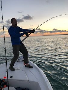 Person fishing in Islamorada
