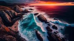 Scenic landscape in FL with fishing gear