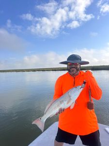 Lone angler fishing in Texas