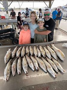 10 spotted weakfish and king mackerel in Matagorda, Texas, fishing and hunting