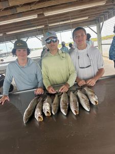 7 fish caught during a fishing and hunting trip in Matagorda