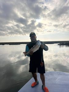 Redfish caught during fishing in Matagorda